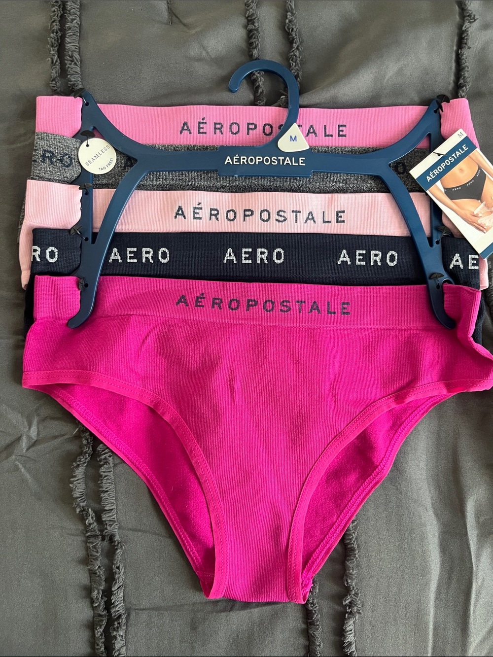 NWT Aeropostale womens 5-Pack Bikini cut panty set